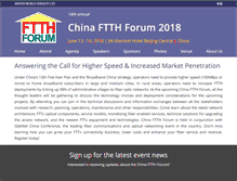 Tablet Screenshot of china-ftth.com